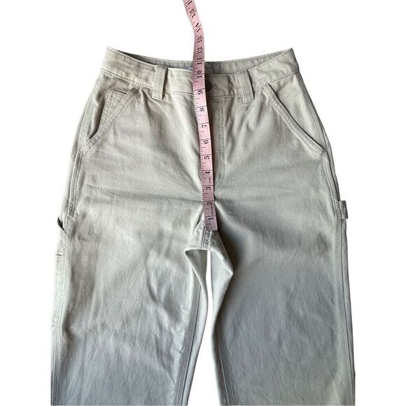 Aritzia TNA Greenwich High-waisted carpenter twill Pants Size 0 - Picture 9 of 12